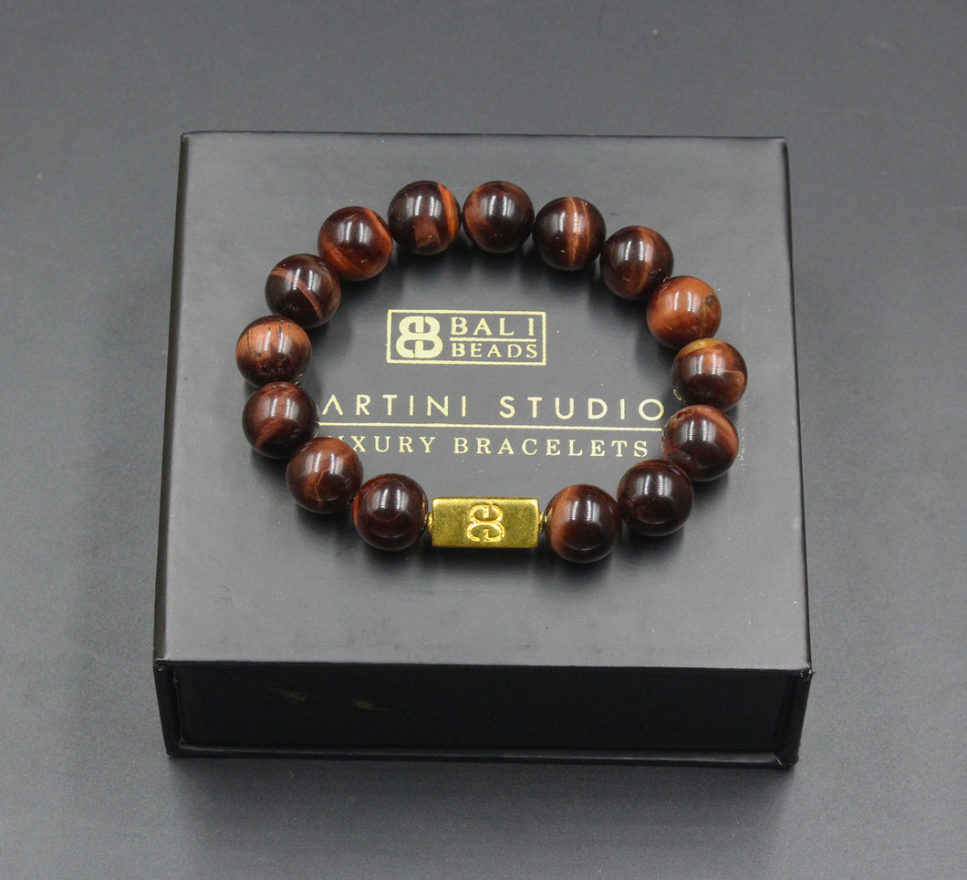 Red Tiger's Eye and Gold