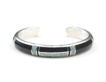 Load image into Gallery viewer, Onyx and Jade Cuff