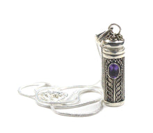 Load image into Gallery viewer, Sterling Silver and Amethyst