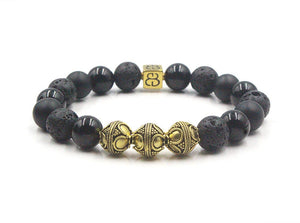 Black Onyx, Lava, and Gold