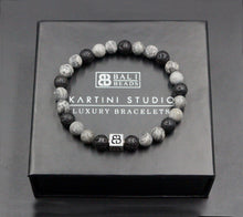 Load image into Gallery viewer, Grey Jasper and Lava Stone