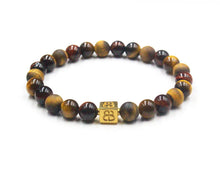 Load image into Gallery viewer, Mixed Tiger&#39;s Eye and Gold