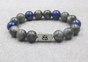 Labradorite and Lapis Lazuli