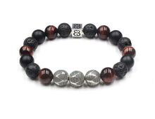 Load image into Gallery viewer, Red Tiger&#39;s Eye, Onyx, Lava