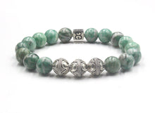 Load image into Gallery viewer, Qinghai Jade and Sterling Silver