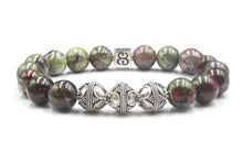 Load image into Gallery viewer, Dragon Bloodstone and Sterling Silver