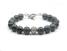 Load image into Gallery viewer, Jade and Sterling Silver