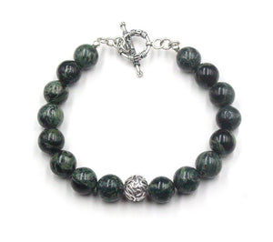 Jade and Sterling Silver