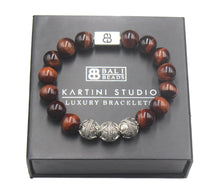 Load image into Gallery viewer, Red Tiger&#39;s Eye and Silver