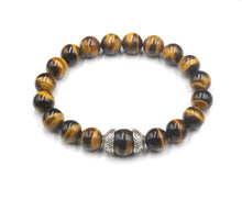 Load image into Gallery viewer, Tiger&#39;s Eye and Silver