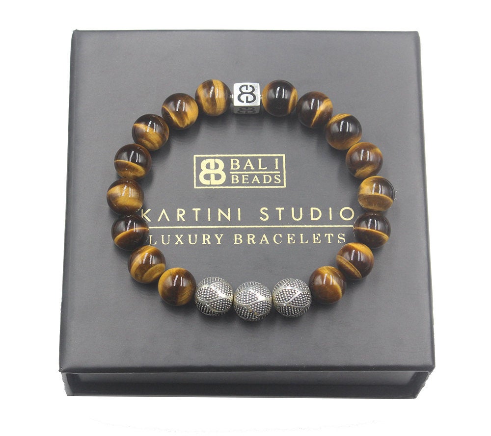 Tiger Eye's and Sterling Silver