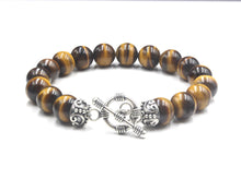 Load image into Gallery viewer, Tiger&#39;s Eye and Strerling Silver