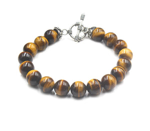 Tiger's Eye and Strerling Silver