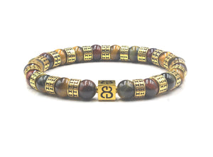 Mixed Tiger's Eye and Gold