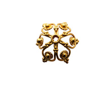 Load image into Gallery viewer, Gold Vermeil Beads Cap, 20mm